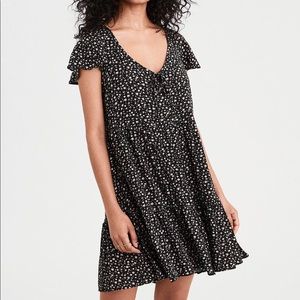 American Eagle Tiered Babydoll Dress XS